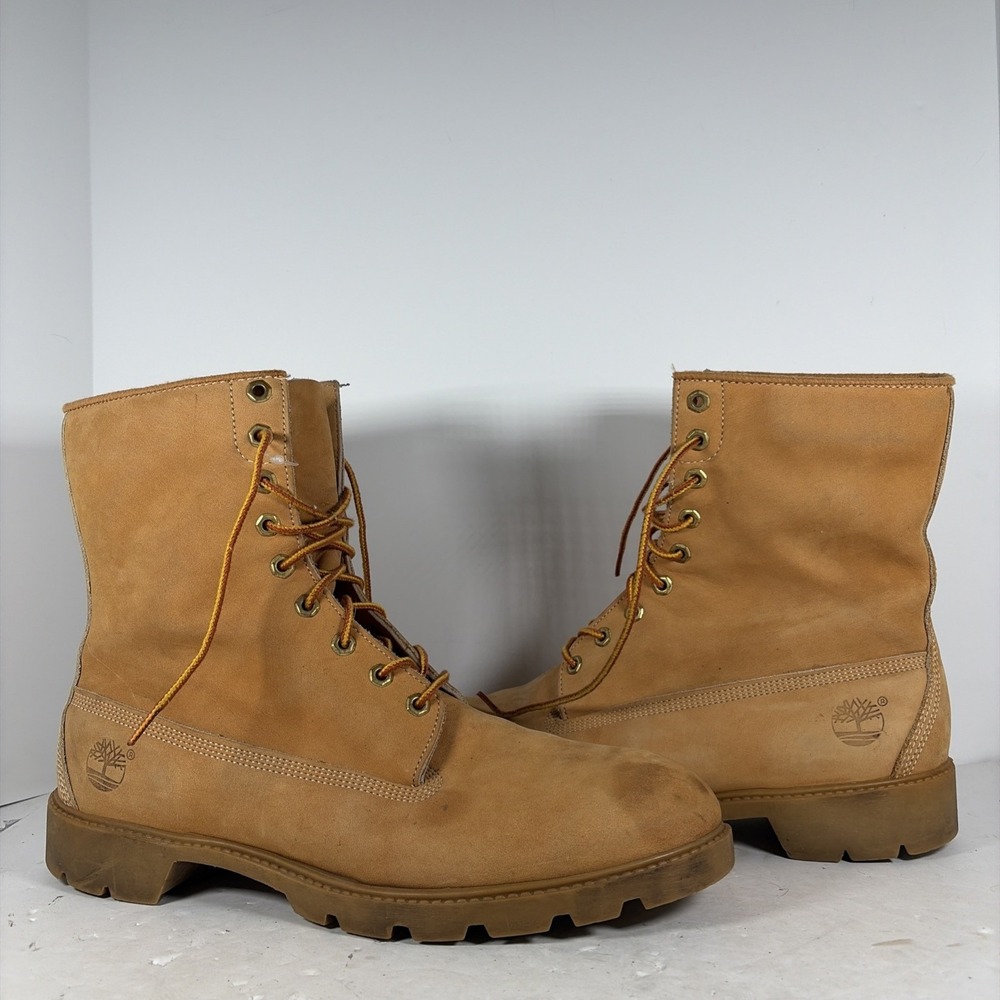 Timberland Wheat Waterproof Work Boots Made in USA Size 12